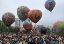 Balon Palestina Hiasi Langit Purwokerto: Festival UMP Spektakuler