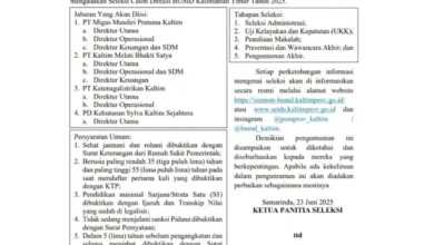 Direksi BUMD Kaltim 2025: Kesempatan Emas, Daftar Sekarang!