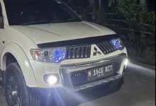 Pajero Sport: Upgrade Lampu LED High Beam, Terang Tajam!