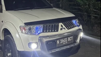 Pajero Sport: Upgrade Lampu LED High Beam, Terang Tajam!