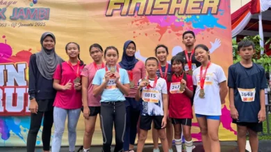 Ribuan Peserta Ramaikan Fun Run 5K Bank Jambi