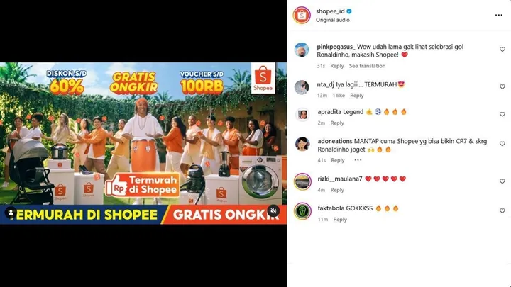 Ronaldinho Samba Shopee: Iklan Baru Penuh Kejutan Oranye