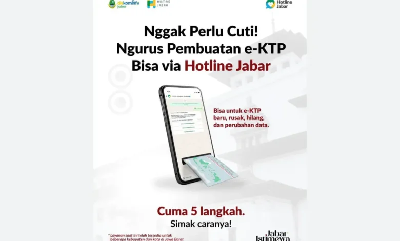 Urang Jabar, Bikin e-KTP Lewat WA Aja: Mudah & Cepat!