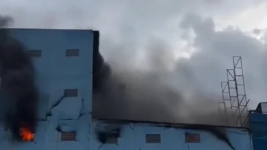 Api Mengamuk! Toko Ban Harapan Indah Bekasi Ludes Terbakar