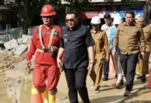Bupati Kukar Pantau Pasar Tangga Arung & Bioskop Baru